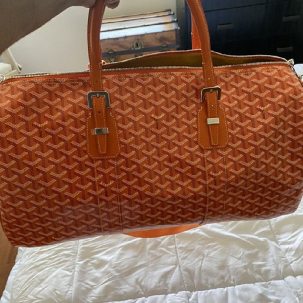 Goyard Croisiere 50 / Boston 50 in Rare Orange – Final Drop!
